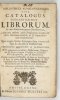 [KATALOG aukcji książek z 1713]. BIBLIOTHECA Almeloveeniana sive Catalogus elegantissimus librorum in omni studiorum genre rarissimorum, (inter quos eminent Atlas Janssinianus Latine, & Atlas Blavianus Gallice [...]) quos magno Studio & sumptu dum